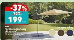 Biedronka Jumi Parasol ogrodowy składany na wysięgniku, beż oferta