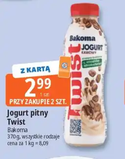 E.Leclerc Jogurt pitny Twist Bakoma oferta