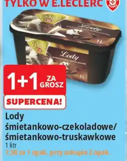 E.Leclerc Lody śmietankowo-czekoladowe oferta