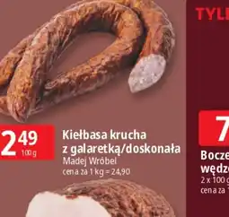 E.Leclerc Kiełbasa krucha z galaretką/doskonała Madej Wróbel oferta