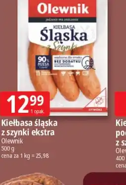E.Leclerc Kiełbasa Śląska z szynki ekstra Olewnik oferta