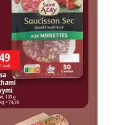 E.Leclerc Saucisson Sec Aux Noisettes oferta