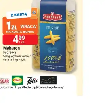 E.Leclerc Makaron Podravka oferta