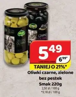 Delfin Oliwki czarne, zielone bez pestek Smak oferta