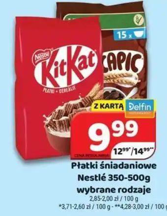 Delfin Płatki śniadaniowe Nestlé oferta