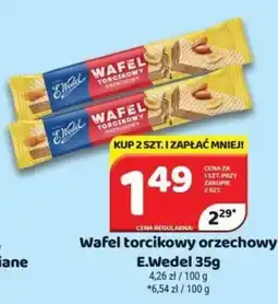 Delfin Wafel torcikowy orzechowy E.Wedel oferta