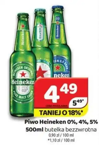 Delfin Piwo Heineken 0%, 4%, 5% oferta