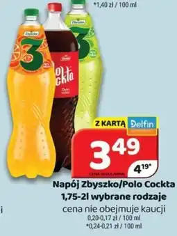 Delfin Napój Zbyszko/Polo Cockta oferta