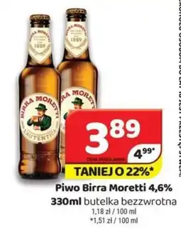 Delfin Piwo Birra Moretti 4,6% oferta