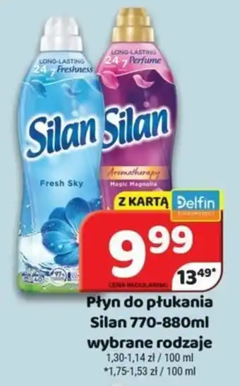 Delfin Płyn do płukania Silan oferta
