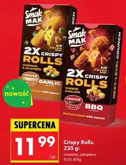 Biedronka Crispy Rolls Cheese & Salami Smak Mak oferta