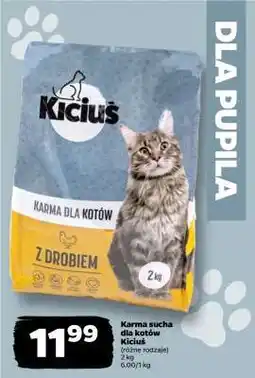 Netto Karma sucha dla kotów Kiciuś oferta