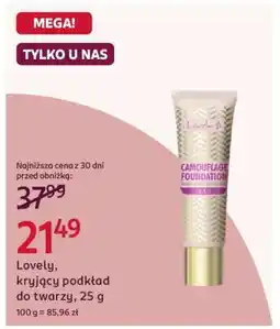 Rossmann Lovely, kryjący podkład do twarzy, 25 g oferta