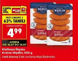 Biedronka Kiełbasa śląska oferta