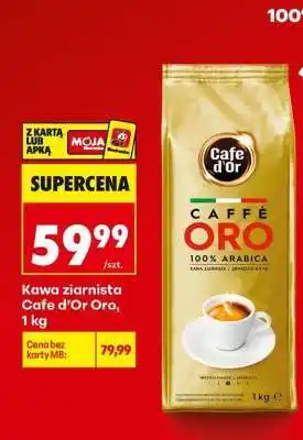Biedronka Kawa ziarnista Cafe d’Or Oro, 1 kg oferta
