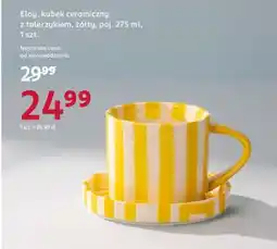 Rossmann Eloy, kubek ceramiczny z talerzykiem oferta