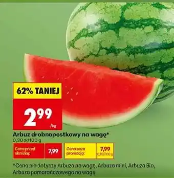 Biedronka Arbuz drobno pestkowy na wagę oferta