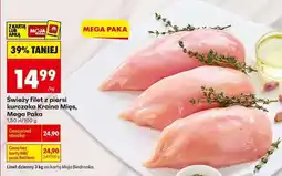 Biedronka Świeży filet z piersi kurczaka Kraina Mięs, Mega Paka oferta