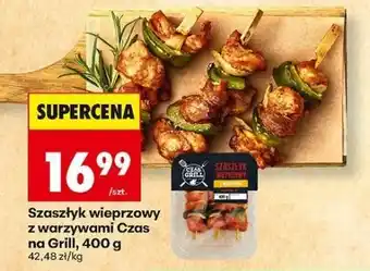 Biedronka Szaszłyk wieprzowy z warzywami Czas na Grill, 400 g oferta