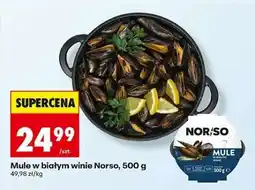 Biedronka Mule w białym winie Norso, 500 g oferta