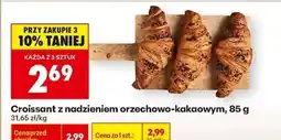 Biedronka Croissant z nadzieniem orzechowo kakaowym , 85 g oferta