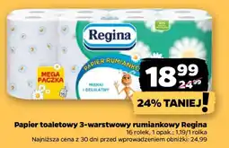 Netto Papier toaletowy 3-warstwowy rumiankowy Regina oferta