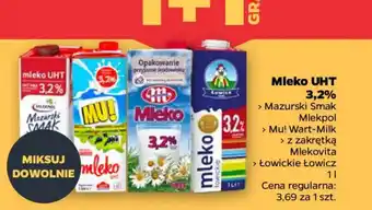 Netto Mleko UHT 3,2% oferta