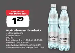 Netto Woda mineralna Cisowianka oferta