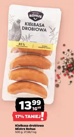 Netto Kiełbasa drobiowa Mistrz Rohus oferta