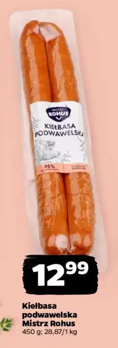 Netto Kiełbasa podwawelska Mistrz Rohus oferta