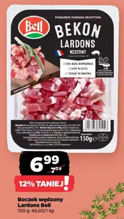 Netto Boczek wędzony Lardons Bell oferta