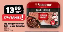 Netto Big burger wołowy Grill House Sokołów oferta