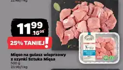 Netto Mięso na gulasz wieprzowy z szynki Sztuka Mięsa oferta