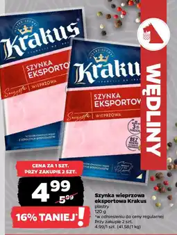 Netto Szynka wieprzowa eksportowa Krakus oferta