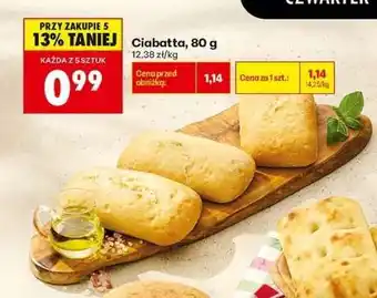 Biedronka Ciabatta 80 g oferta