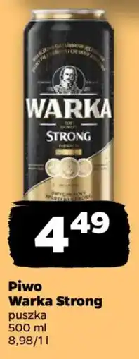 Netto Piwo Warka Strong oferta