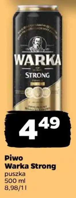 Netto Piwo Warka Strong oferta