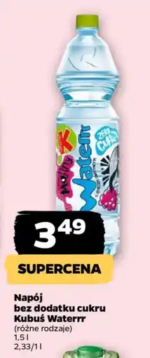 Netto Napój bez dodatku cukru Kubuś Waterrr oferta