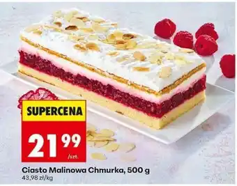 Biedronka Ciasto Malinowa Chmurka, 500 g oferta