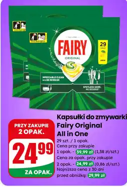 Dino Kapsułki do zmywarki Fairy Original All in One oferta