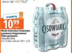 E.Leclerc Woda mineralna Cisowianka oferta