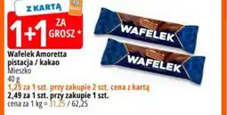 E.Leclerc Wafelek Amoretta pistacja / kakao Mieszko oferta