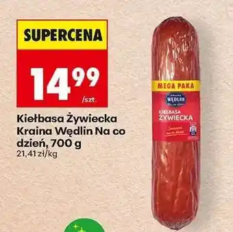 Biedronka Kiełbasa żywiecka Kraina Wędlin Na co dzień, 700 g oferta