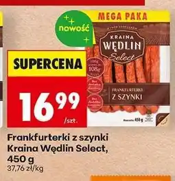 Biedronka Frankfurterki z szynki Kraina Wędlin Select, 450 g oferta