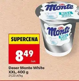 Biedronka Deser Monte White XXL 400 g oferta