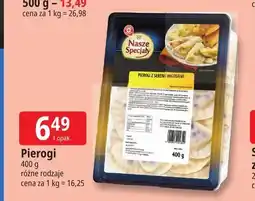 E.Leclerc Pierogi z serem i jagodami Nasze Specjały oferta