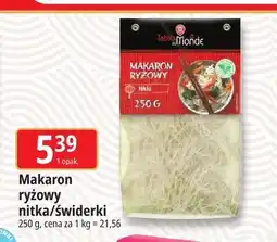 E.Leclerc Makaron ryżowy świderki Tables du Monde oferta