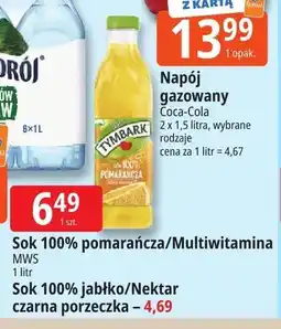 E.Leclerc Sok Tymbark 100% pomarańcza oferta