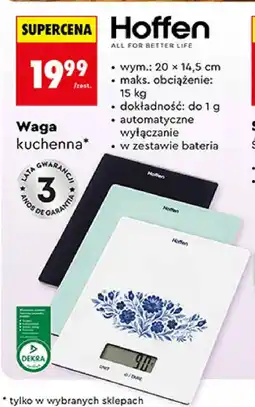 Biedronka Waga kuchenna Hoffen oferta