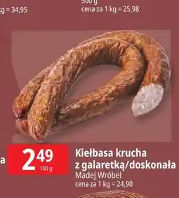 E.Leclerc Kiełbasa krucha z galaretką Madej Wróbel oferta